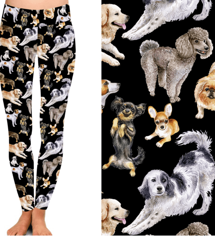 Goldendoodle leggings clearance