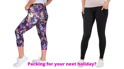 Packing for your next holiday? Take your leggings and travel easy!
