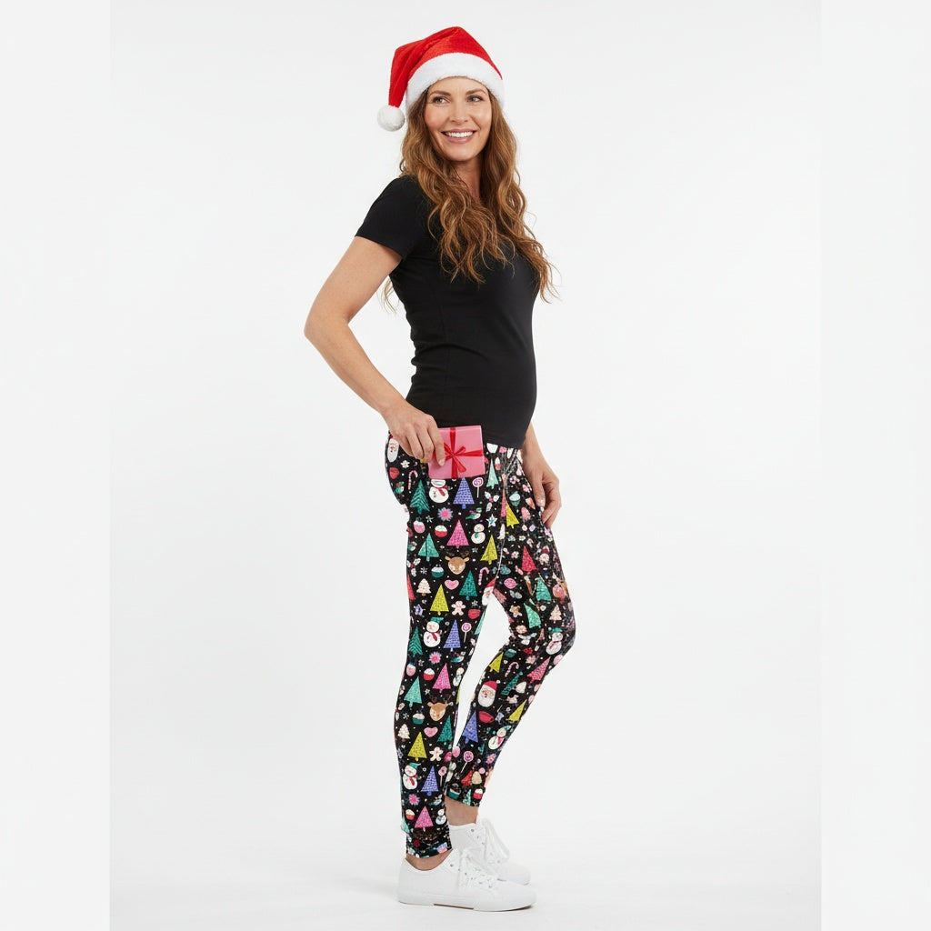 Merry Little Christmas Deluxe Pocket Leggings