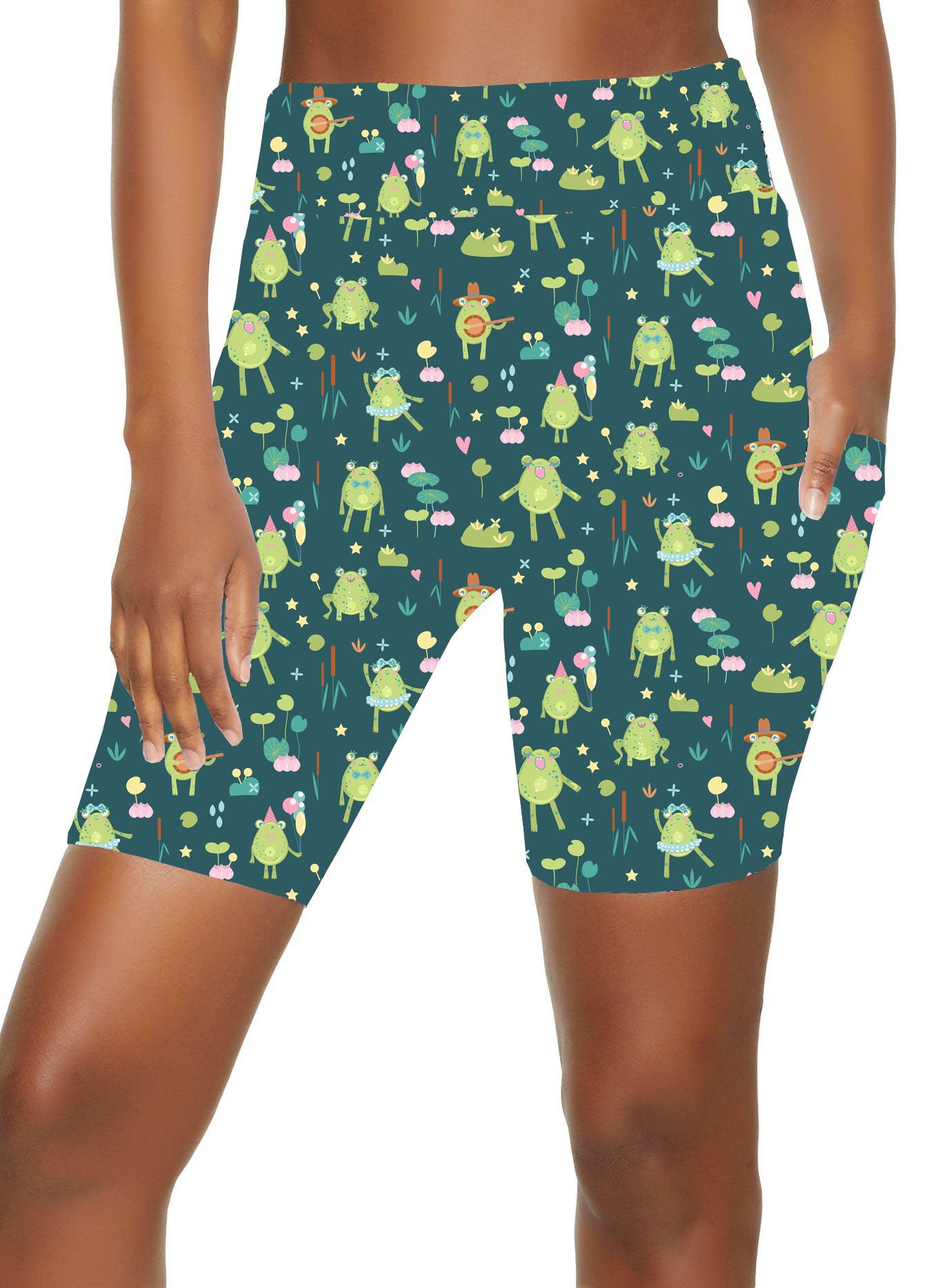 Frog Party Deluxe Square Pocket Shorts