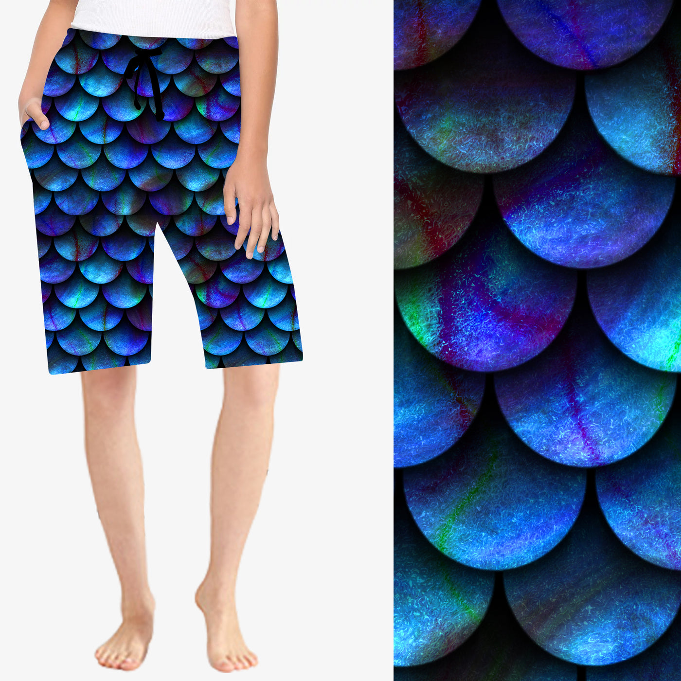 Neon Mermaid Lounge Shorts