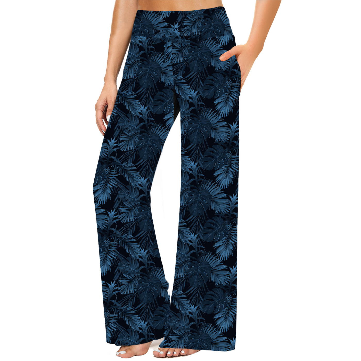 Twilight Fern Wide Leg Pocket Pants