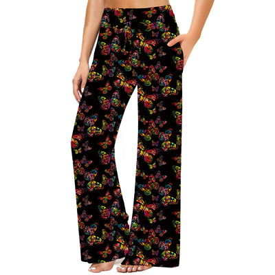 Butterfly Bliss Wide Leg Pocket Pants