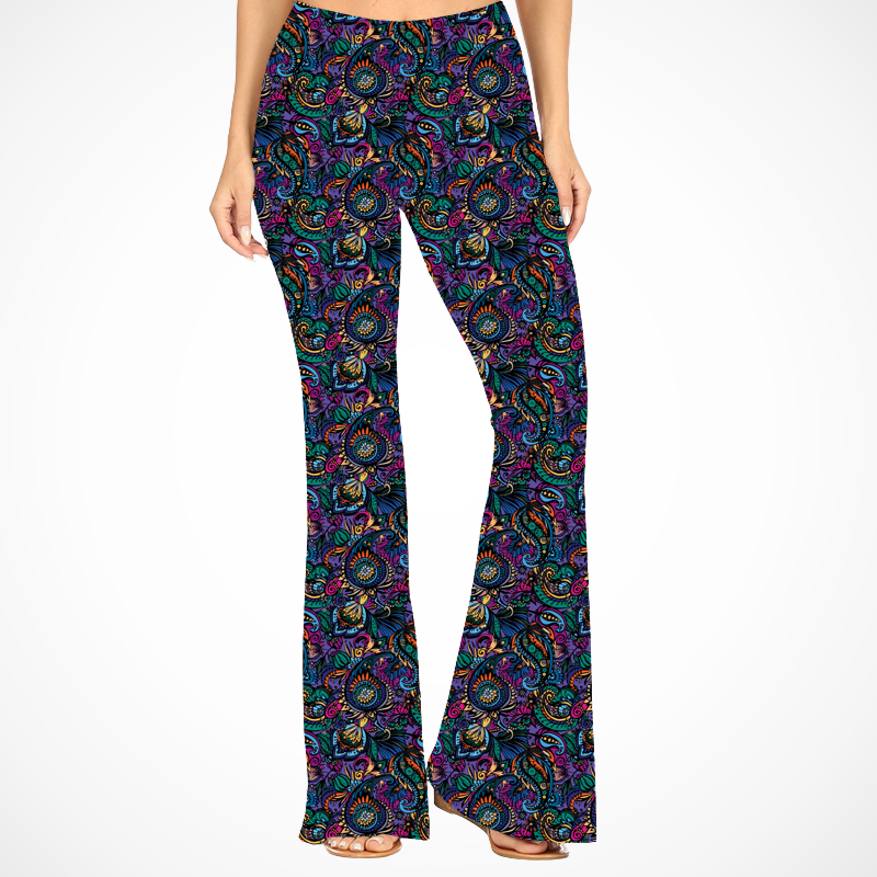 Paisley Path Deluxe Bell Bottoms