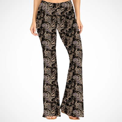 Ancient Paisley Deluxe Bell Bottoms