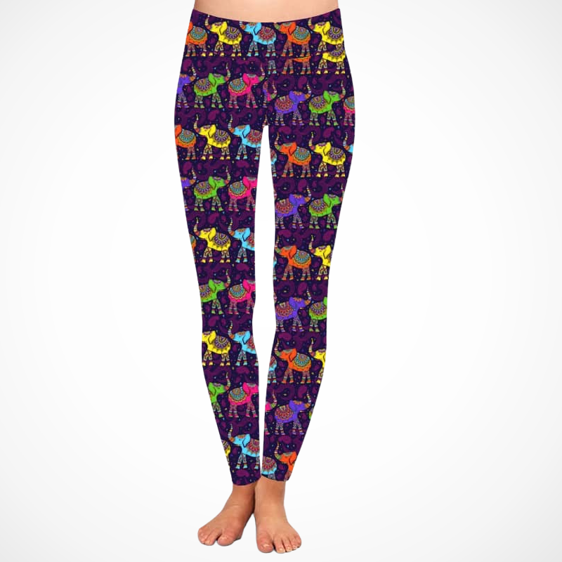 Majestic March Elephant Deluxe Leggings