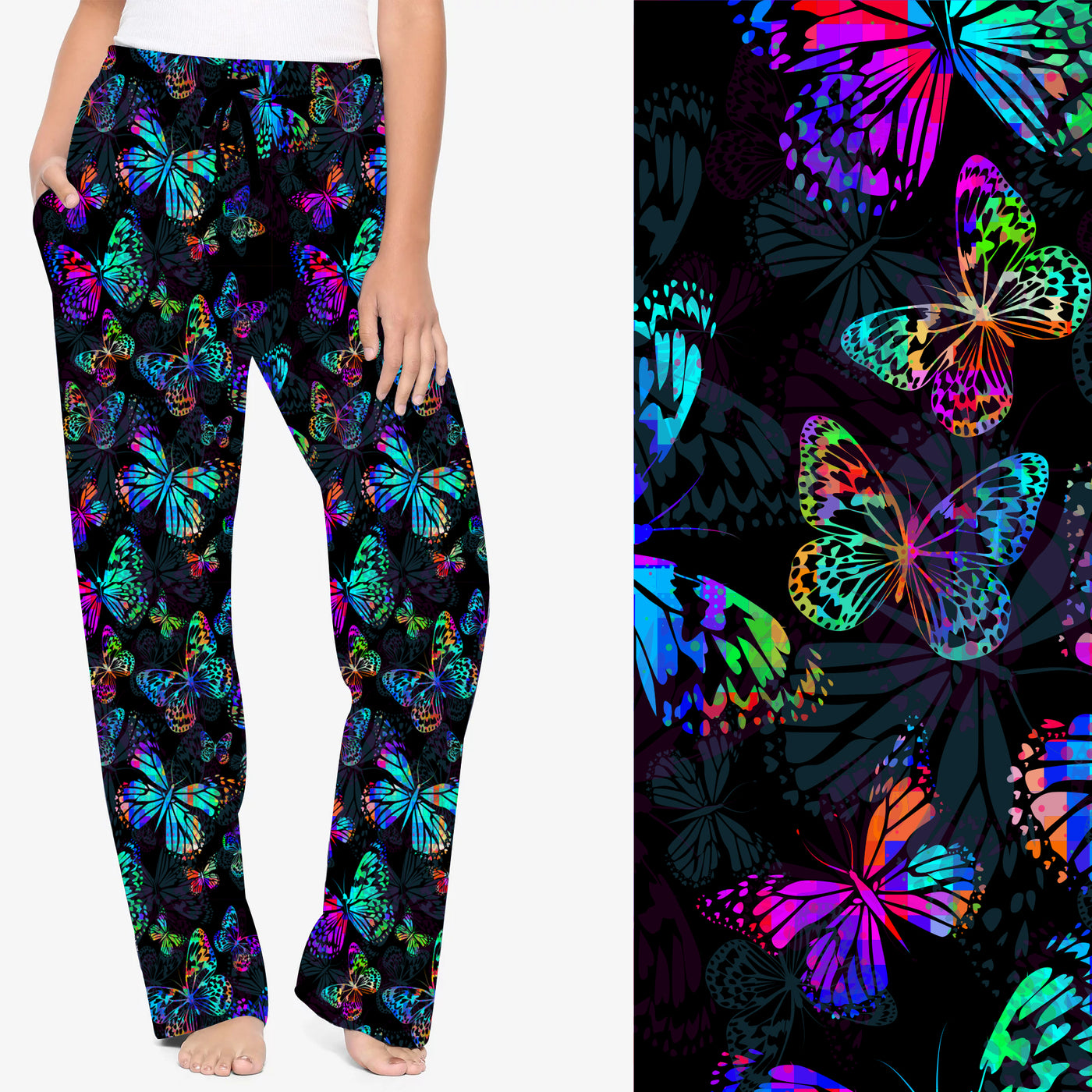 Neon Butterfly Lounge Pants