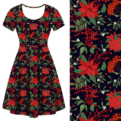 Festive Flora Deluxe Pocket Dress