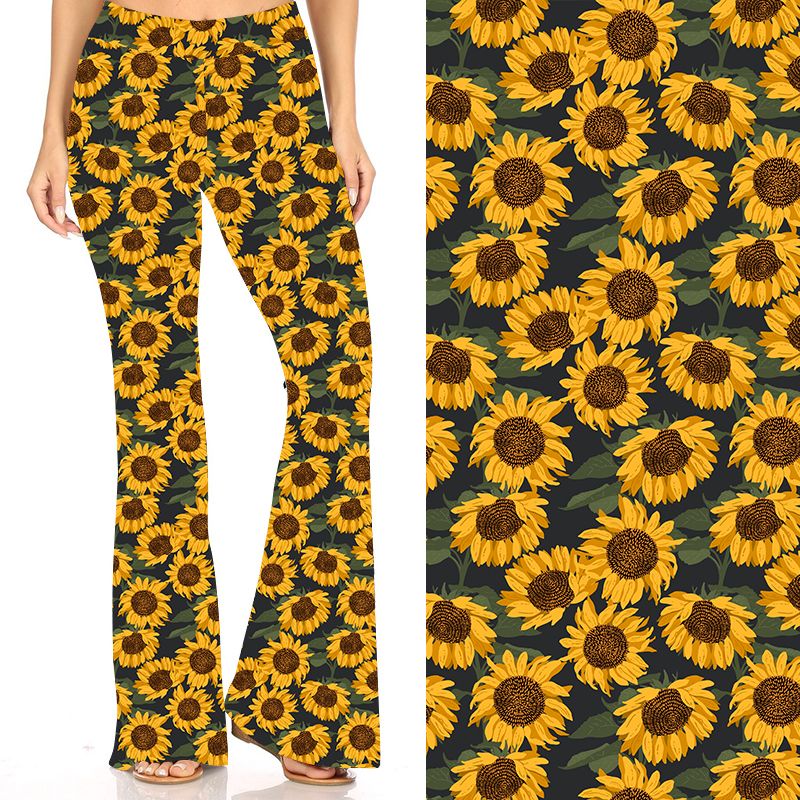 Hinterland Sunflowers Deluxe Bell Bottoms