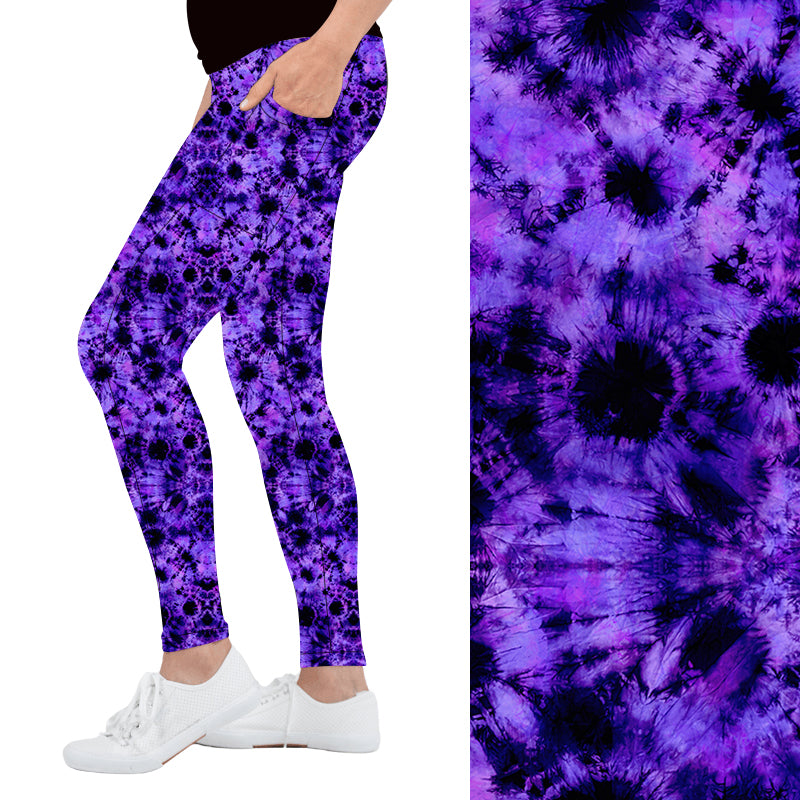 Purple Haze  Deluxe Pocket Leggings