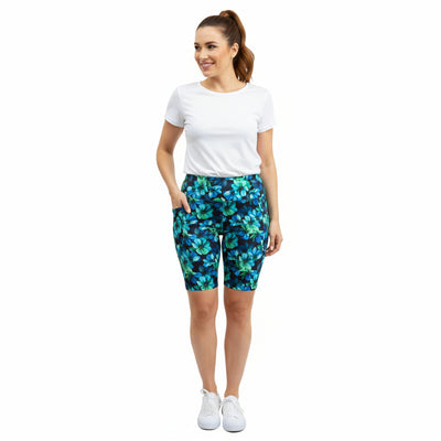Ocean Petals Deluxe Pocket Shorts