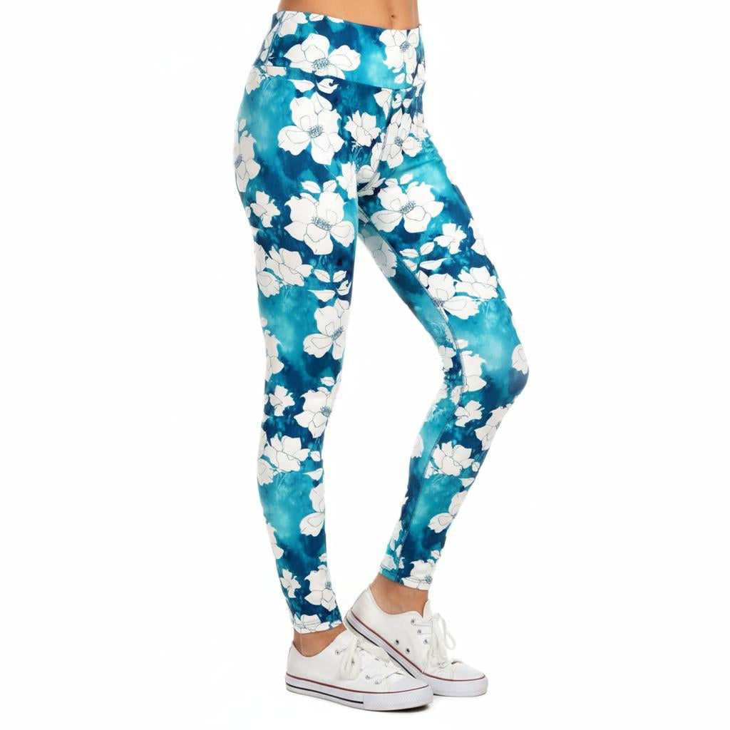 White Floral Ultimate Leggings