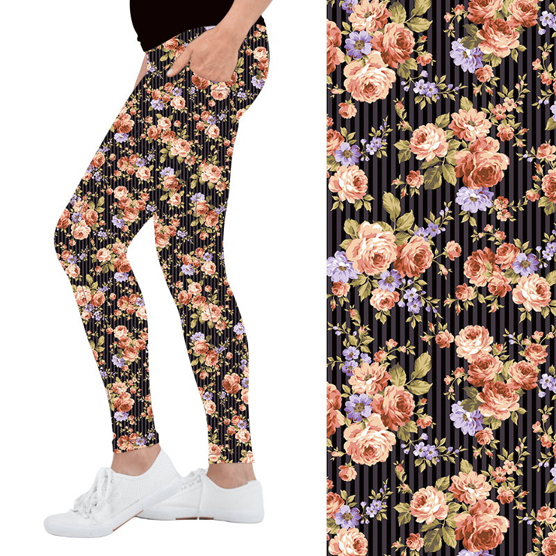Days of Bouquets Deluxe Pocket Leggings
