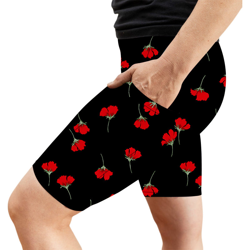 Floating Flowers Deluxe Pocket Shorts