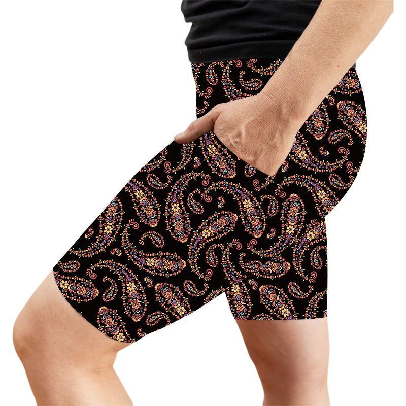 Pondering Paisley Deluxe Pocket Shorts