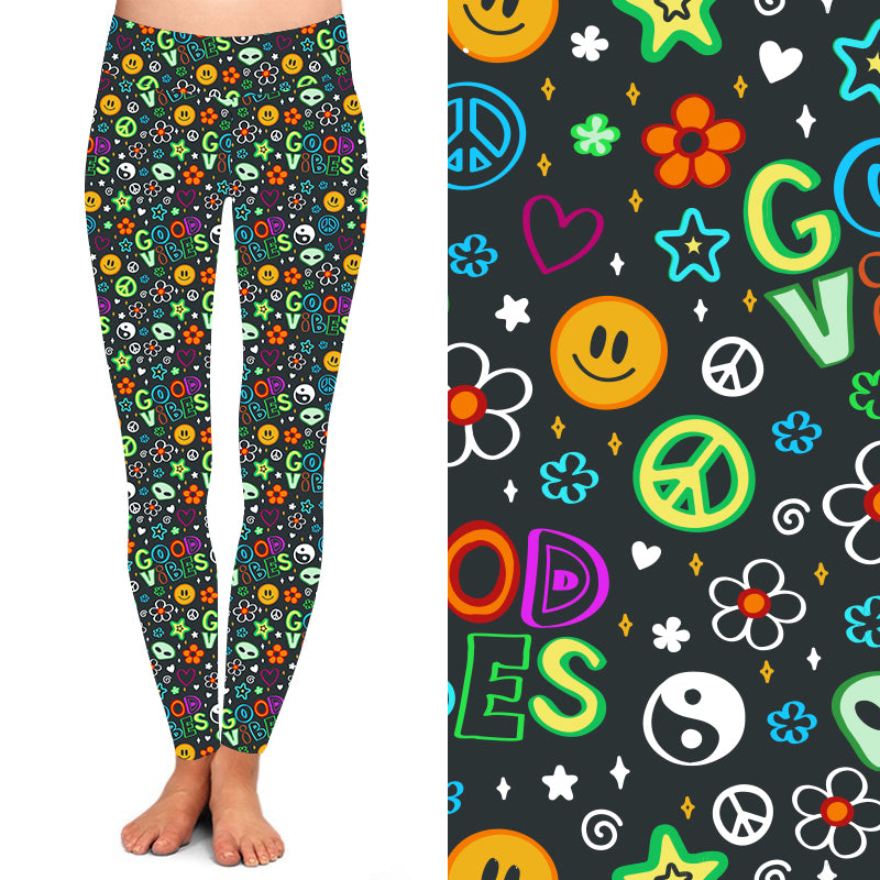 Good Vibes and Times Deluxe Leggings