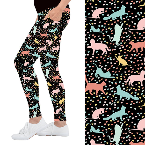 Fab Feline Deluxe Pocket Leggings