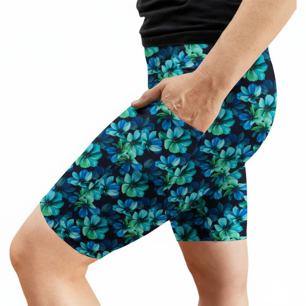 Ocean Petals Deluxe Pocket Shorts