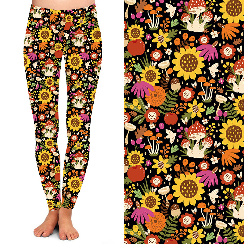 Forest Floral Deluxe Leggings