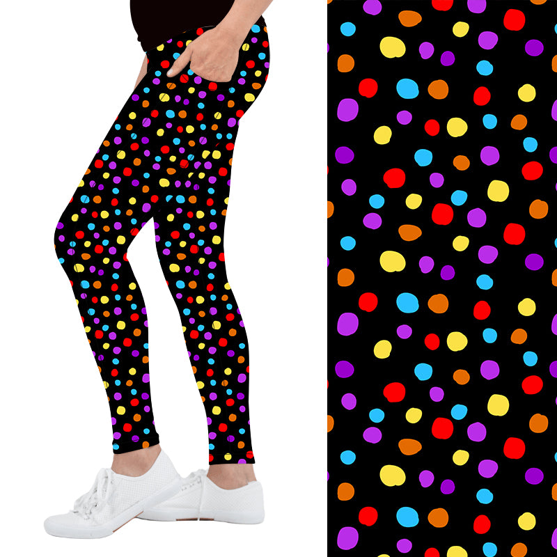 Rainbow Spots Deluxe Pocket Leggings