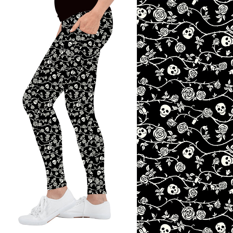 Skull by a Thorn Deluxe Pocket Leggings