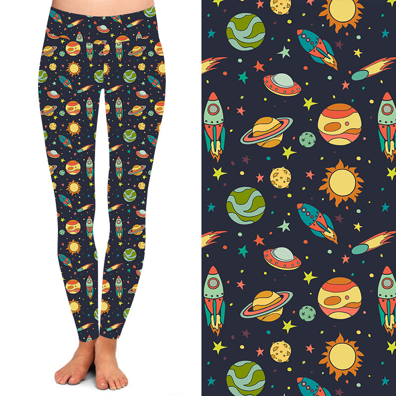 Space Invaders Deluxe Leggings