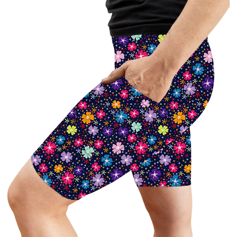 Floral Meadow Deluxe Pocket Shorts