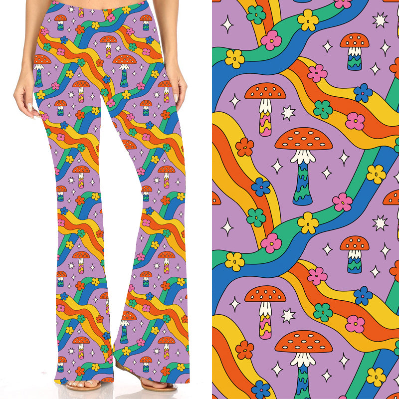 Mushroom Mayhem Deluxe Bell Bottoms