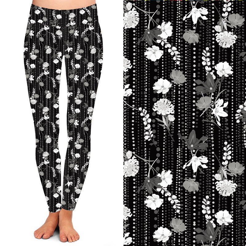 Floral Cascade Deluxe Leggings