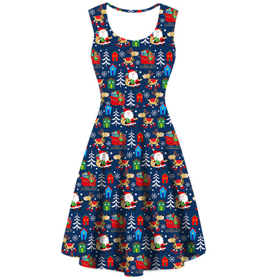 Jingle Bell Jubilee Sleeveless Deluxe Pocket Dress