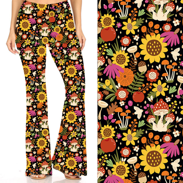 Forest Floral Deluxe Bell Bottoms
