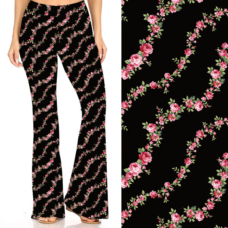 Chain of Flowers Deluxe Bell Bottoms