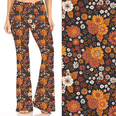 Vintage Flower Fever Deluxe Bell Bottoms