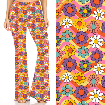 Retro Rainbow Deluxe Bell Bottoms