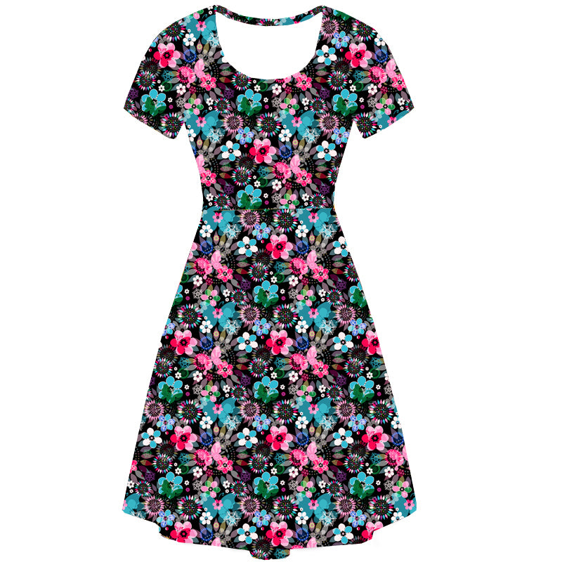 Butterfly Garden Deluxe Pocket Dress
