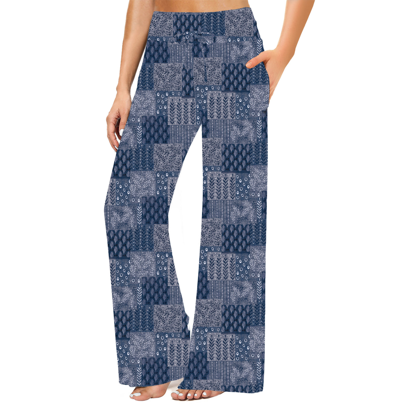 Denim Delight Wide Leg Pocket Pants