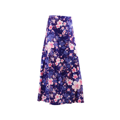 Violet Blossom Maxi Skirt