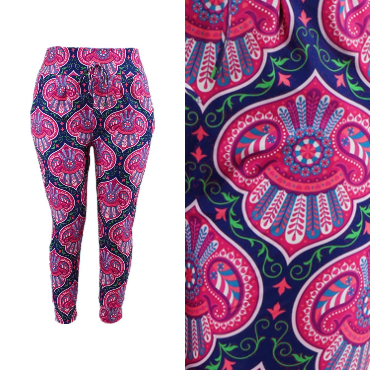 Paisley In Mandala Joggers