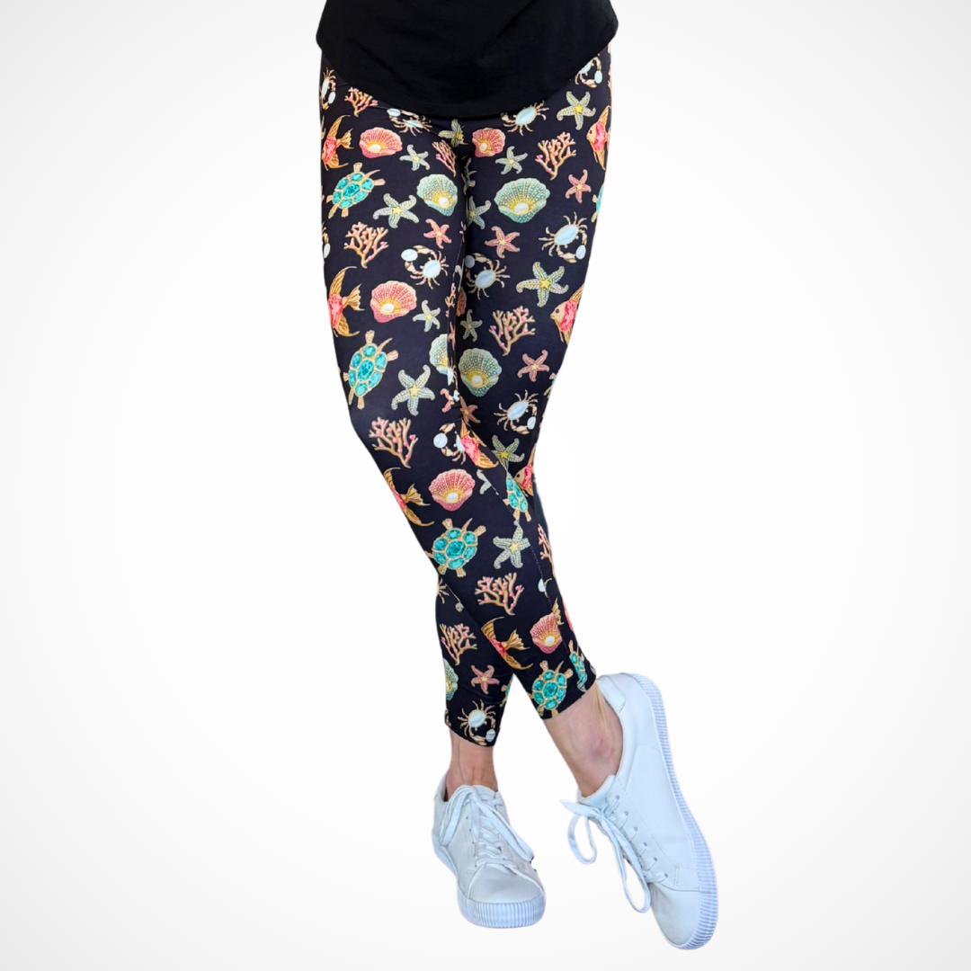 Ocean Jewels Deluxe Leggings