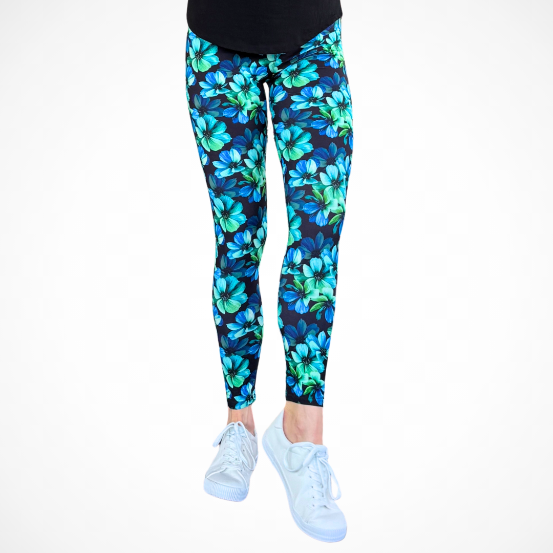 Ocean Petals Deluxe Leggings