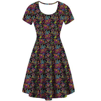 Pretty Paisley Deluxe Pocket Dress