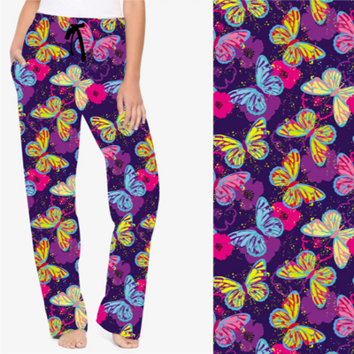 Vivid Butterfly Lounge Pants