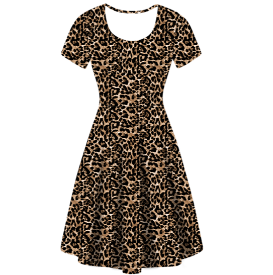 Leopard Deluxe Pocket Dress