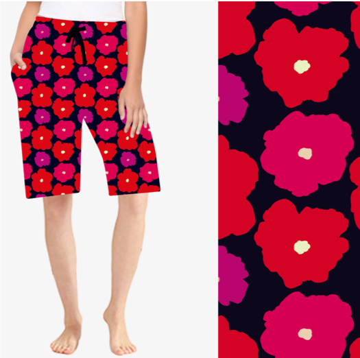 Floral Pop Lounge Shorts