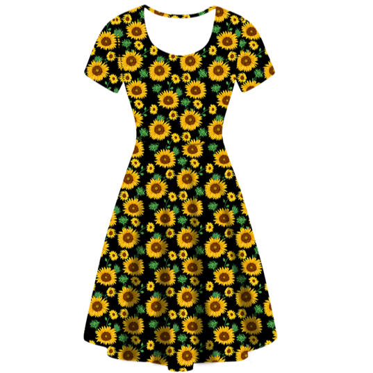Sunflower 2 Deluxe Pocket Dress