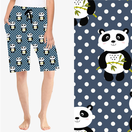 Spotty Panda Lounge Shorts