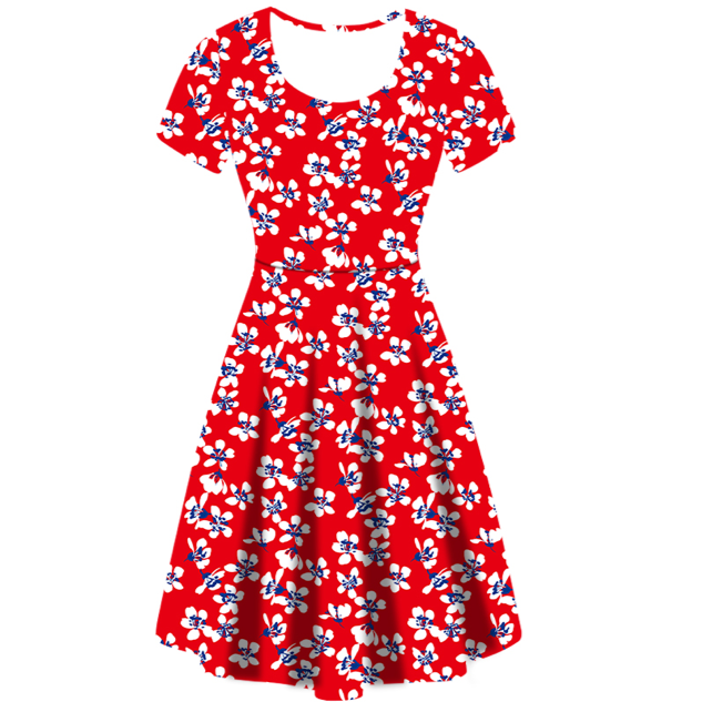 Tiny Blossom Deluxe Pocket Dress