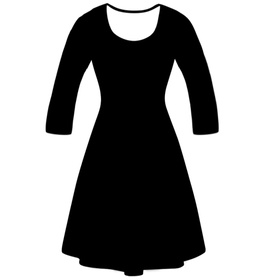 Black Long Sleeve Deluxe Pocket Dress