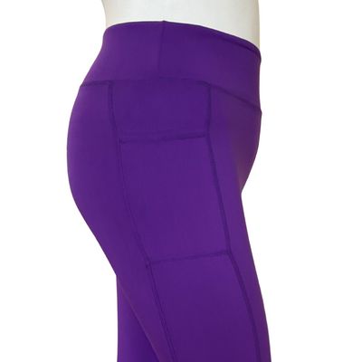 Purple Colour Collection Pocket Leggings