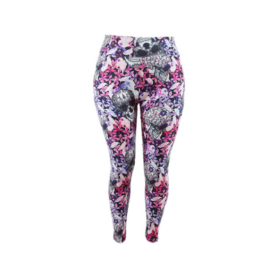 Floral Skulls Ultimate Leggings